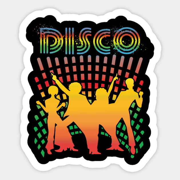 Disco Sticker by ThyShirtProject - Affiliate